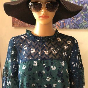 SUSINA Mock Neck Quarter Sleeve Dress NWOT